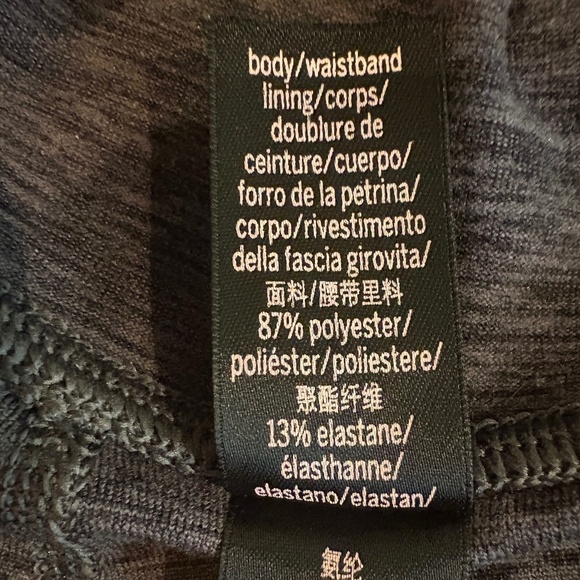 Victoria's Secret Purple/Gray High Rise Full Length Wide Waist Band Leggings - Picture 10 of 13